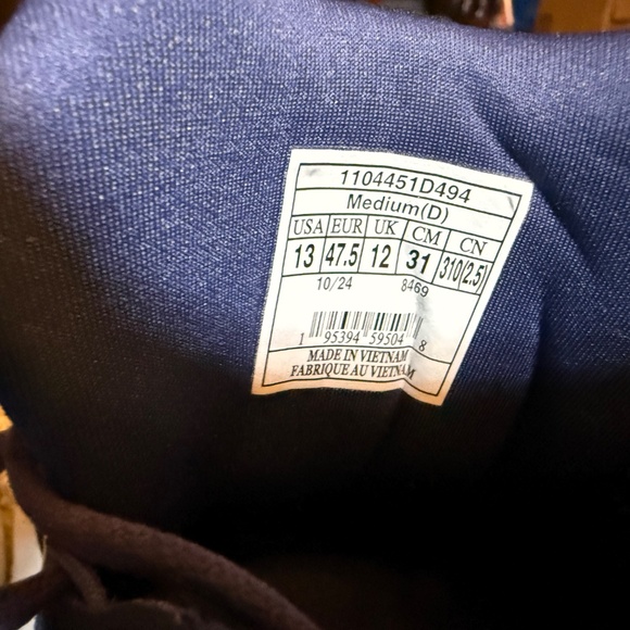 Brooks Glycerin 22 men 13 running shoes blue w/ orange trim used 10 days - Picture 7 of 8